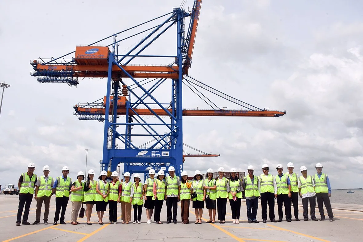 Hội Nhà báo tỉnh Bà Rịa – Vũng Tàu tổ chức cho hội viên đi thực tế tại Cảng Gemalink