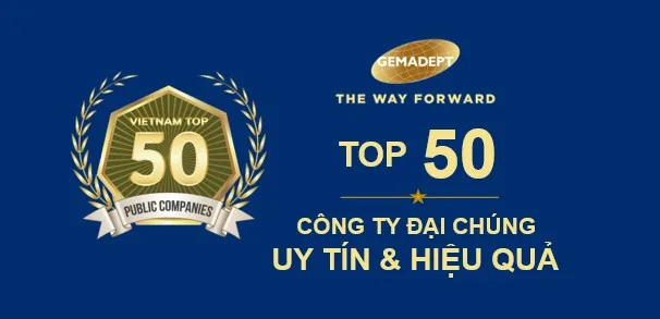 Gemadept đại diện cho ngành Khai thác cảng và Logistics trong bảng xếp hạng VIX50 2022