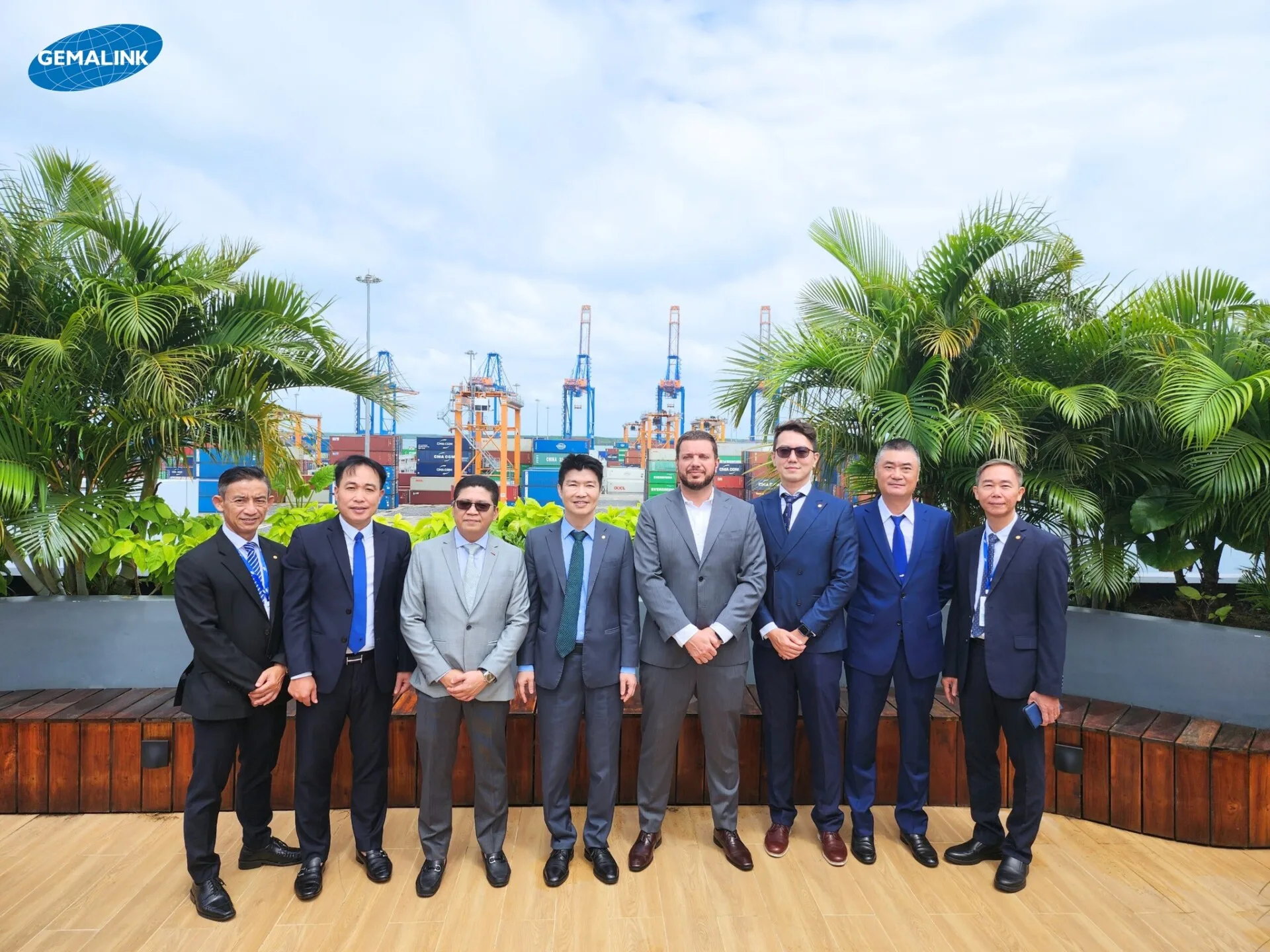 Evergreen delegation visited Gemalink Port